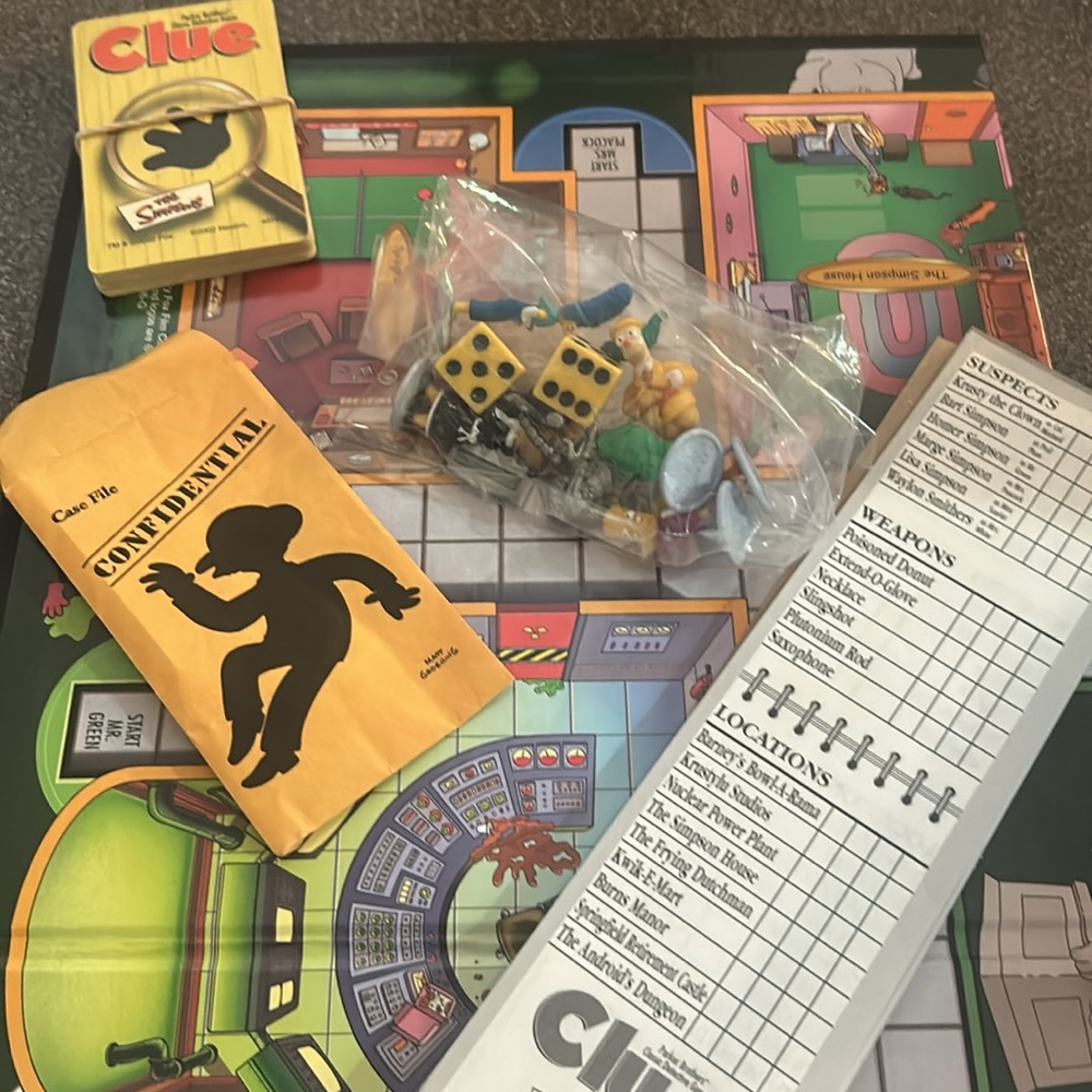 Simpsons clue second edition. Complete with all the pieces. - Picture 6 of 6